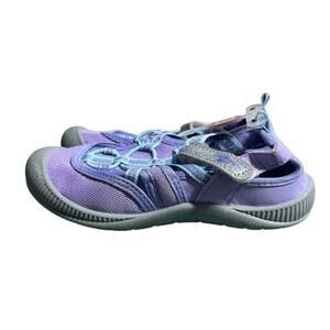 Oshkosh Sandals Toddler 12  Purple Glitter NWT Adjustable Machine Washable Play